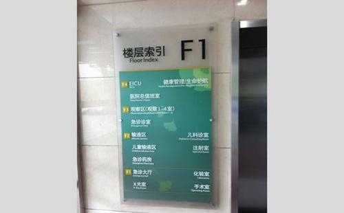 醫(yī)院標識牌設計的四大要點，你知道嗎？